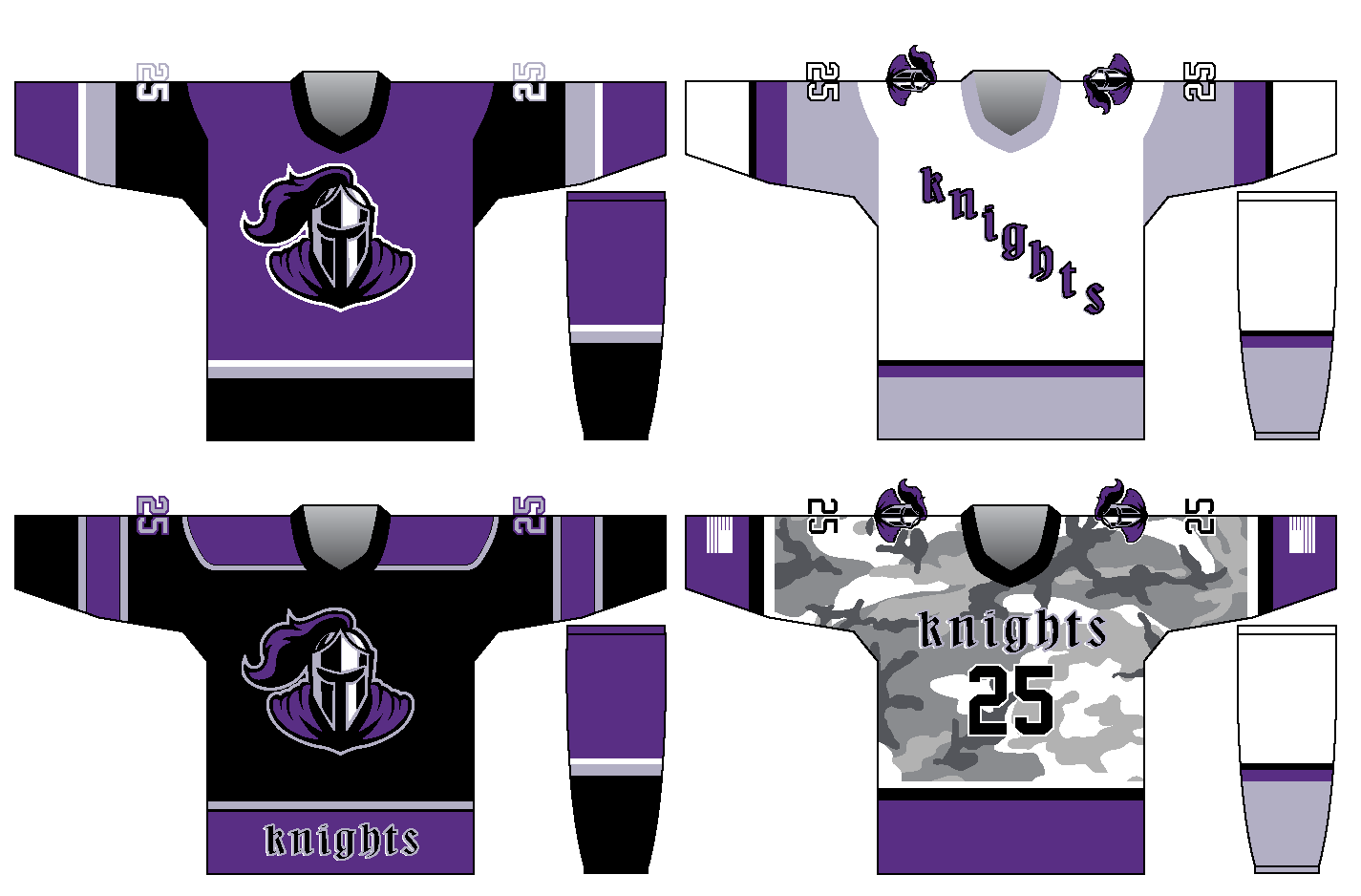 Knights uniform set