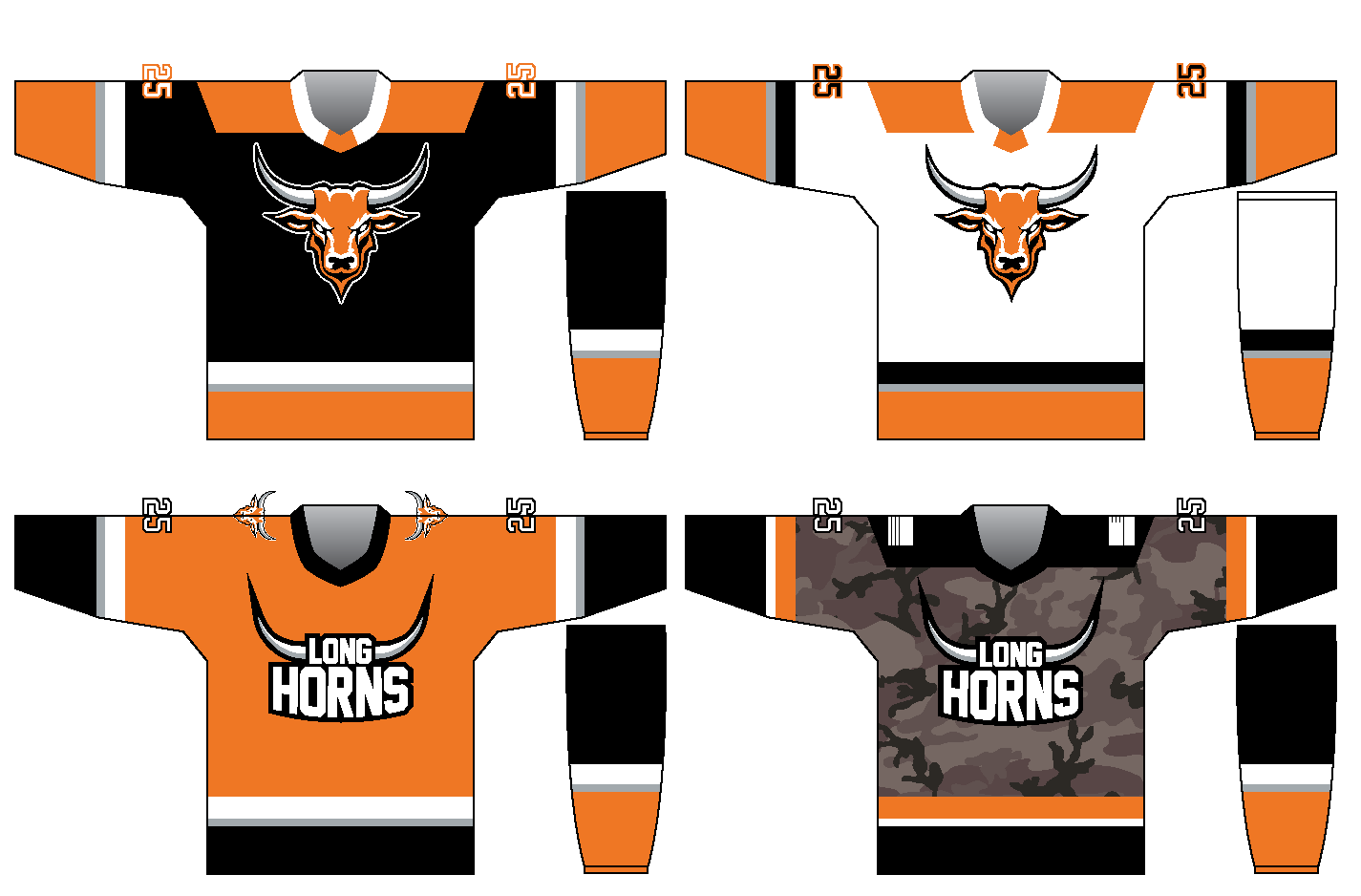 Longhorns uniform set