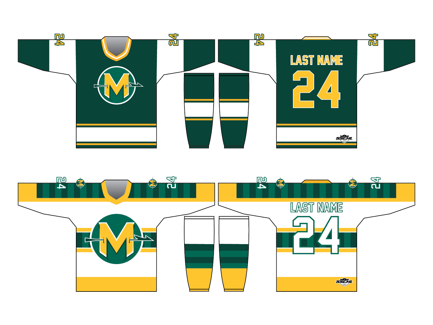 Mariners uniform set