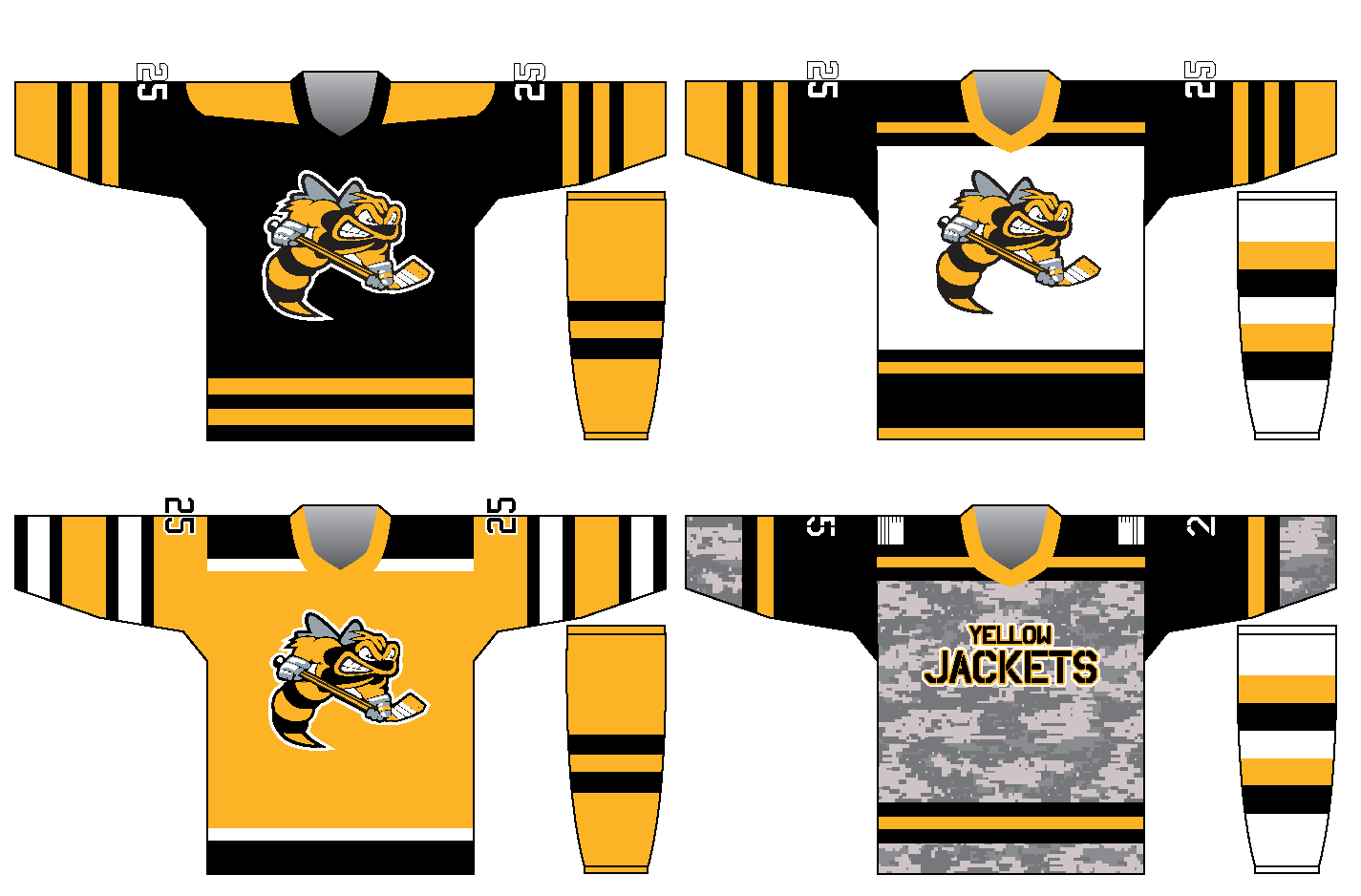 Yellowjackets uniform set