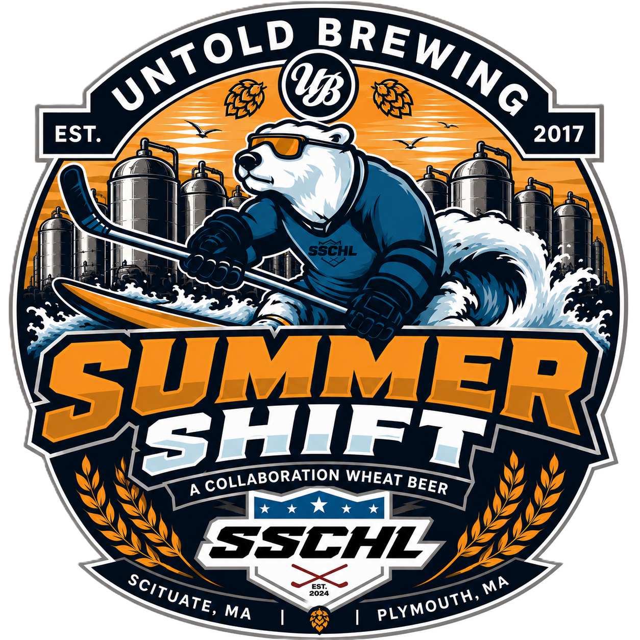 Untold Brewing Summer Shift Collaboration Logo