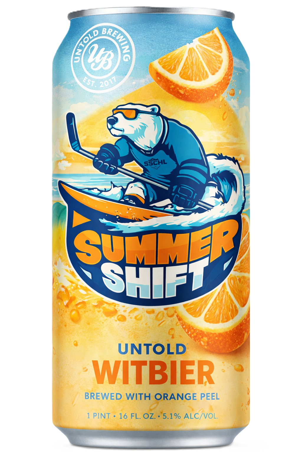 Summer Shift collaboration beer can