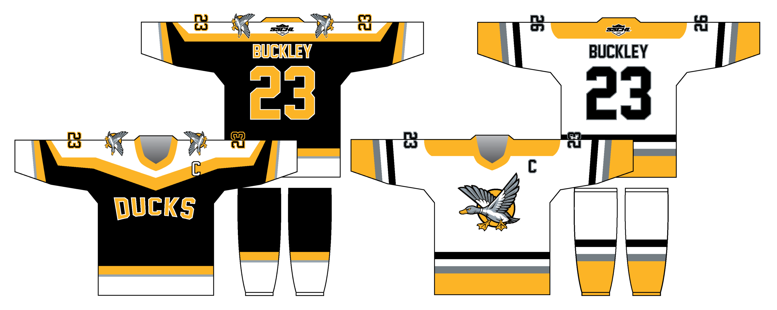 Ducks uniform set