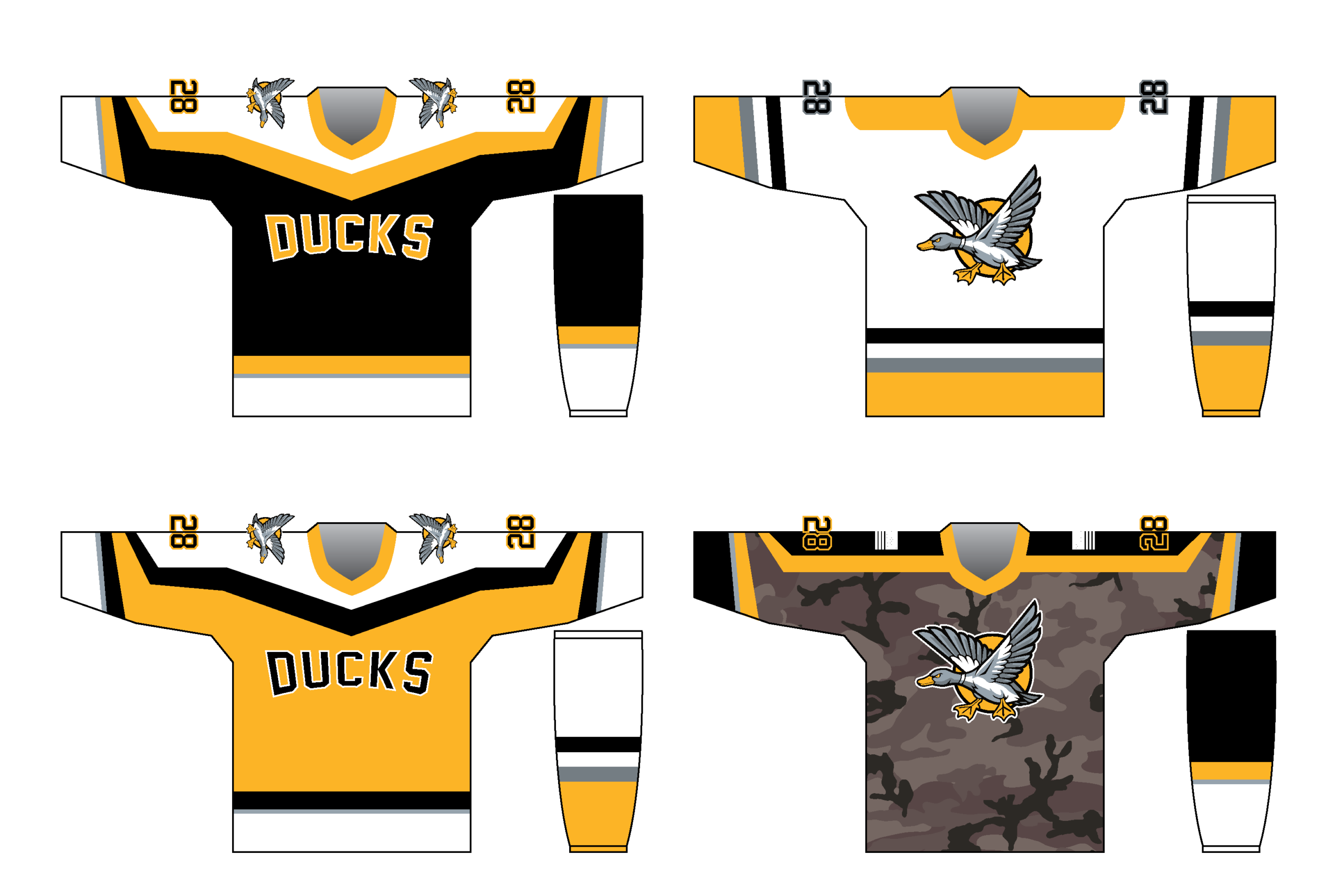 Ducks uniform set