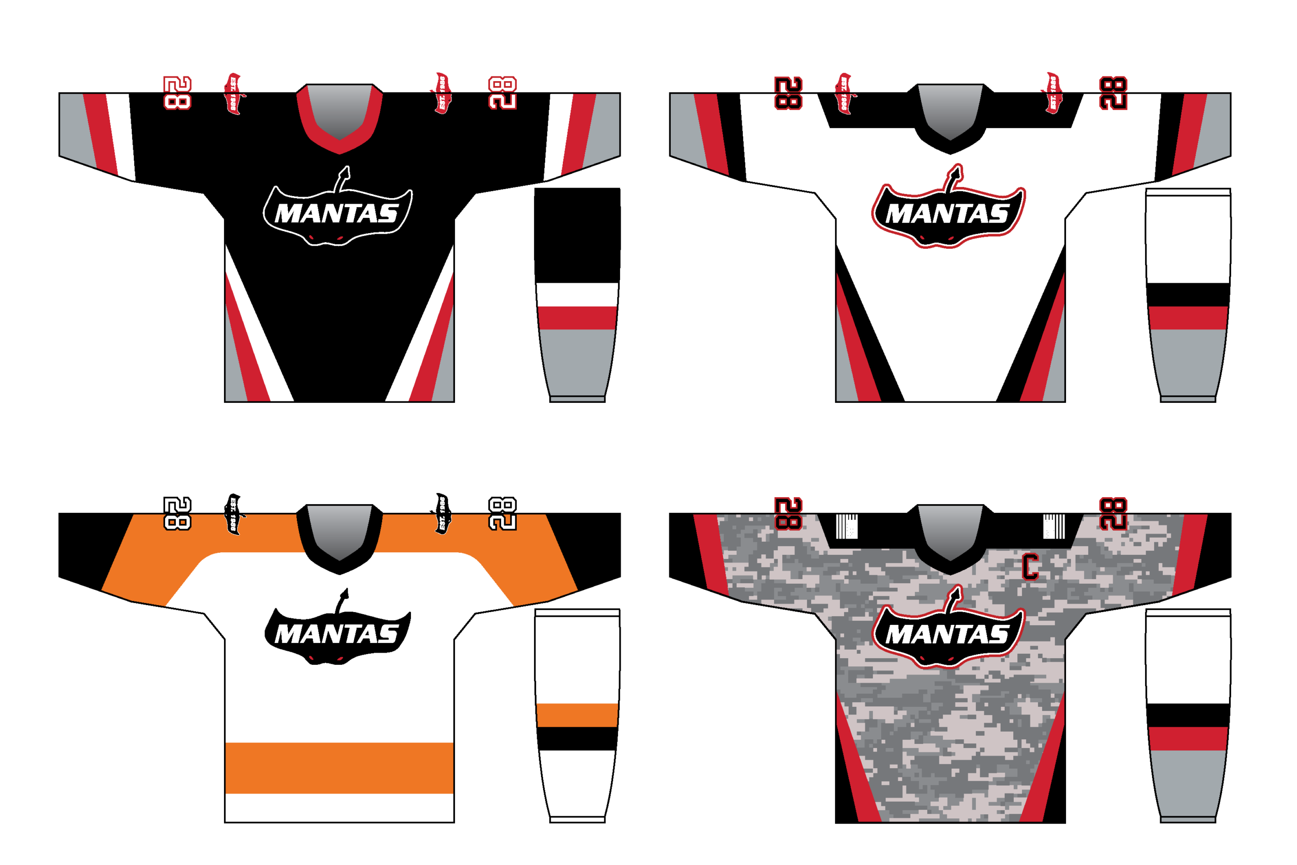 Mantas uniform set