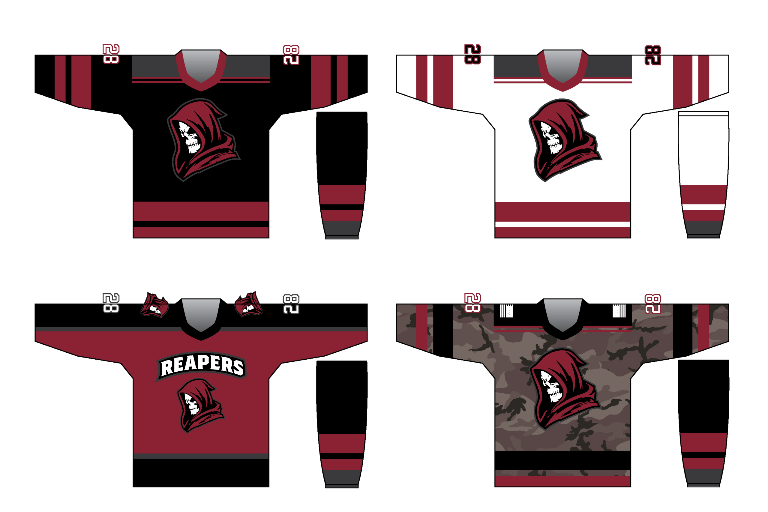 Reapers uniform set