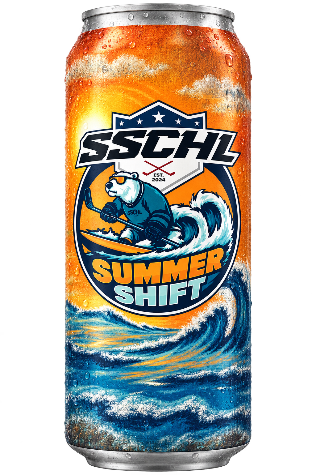 Summer Shift collaboration beer can